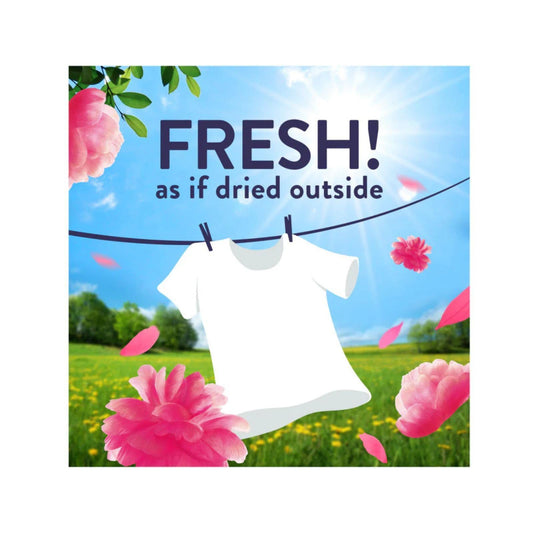 Lenor Outdoorable Fabric Conditioner Floral Fresh Scent Liquid 50 Washes 700ml