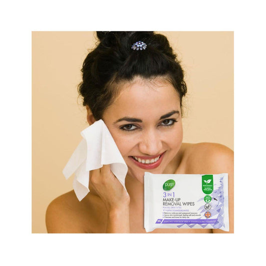 Pure 3-In-1 Make-Up Removal Wipes 25s