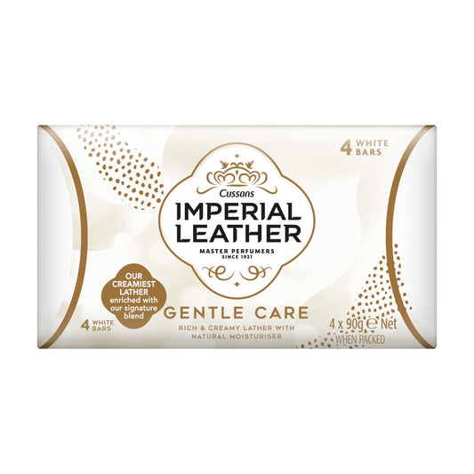 Imperial Leather Bar Soap Gentle Care Cleansing Bar  4x90g