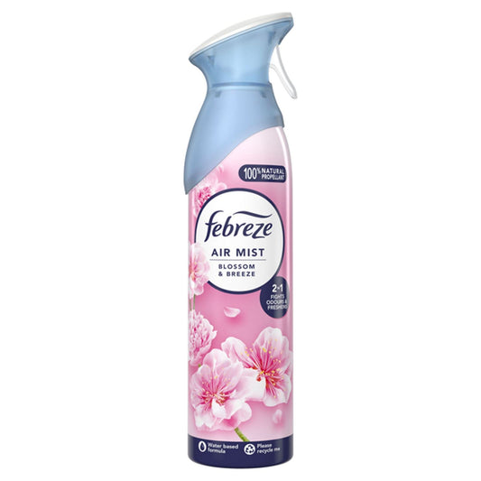 Febreze Air Mist Air Freshener Spray Odour Eliminator Blossom & Breeze 185ml