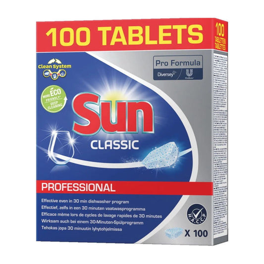 Sun Professional Classic Dishwasher Tablets 100's