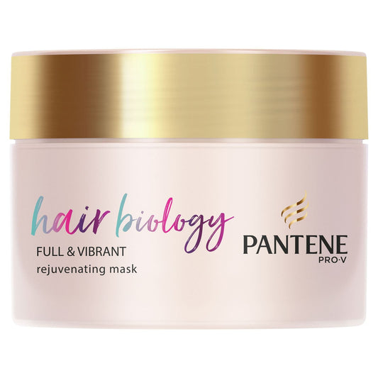 Pantene Hair Biology Hair Mask Full and Vibrant, Rejuvenating Hair Thickener Mask 160ml