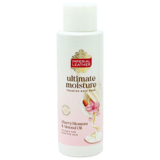 Imperial Leather Ultimate Moisture Cherry Blossom & Almond Oil Foaming Bath Soak, 450ml