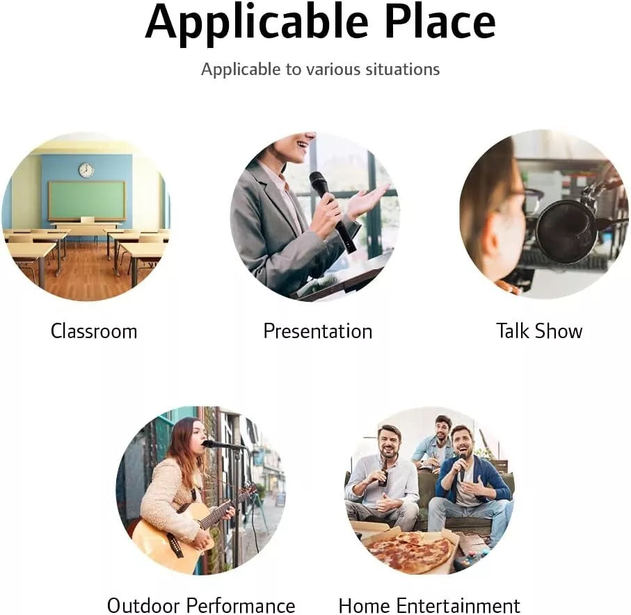 CAROL GS-57 Cardioid Dynamic Microphone Vocal Presentation & Home Studio, Stage