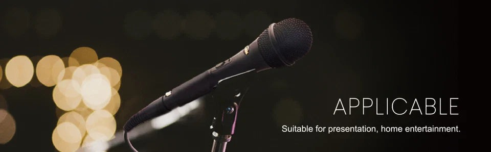 CAROL GS-57 Cardioid Dynamic Microphone Vocal Presentation & Home Studio, Stage