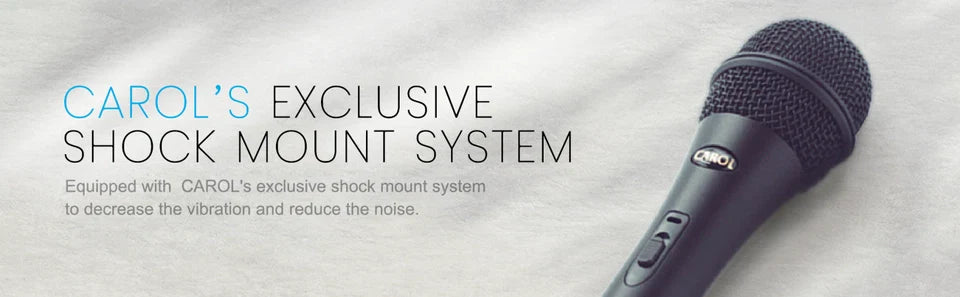 CAROL GS-57 Cardioid Dynamic Microphone Vocal Presentation & Home Studio, Stage