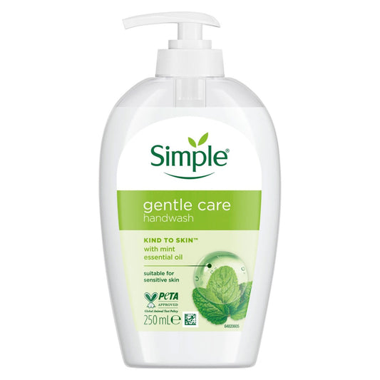 Simple Kind To Skin Gentle Care Hand Wash (Pump) 250ml