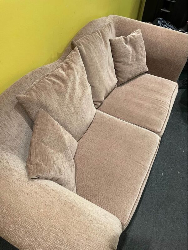 New light brown 2 seater sofa