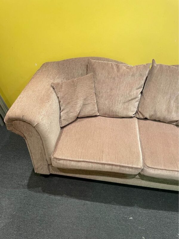 New light brown 2 seater sofa - Image 3