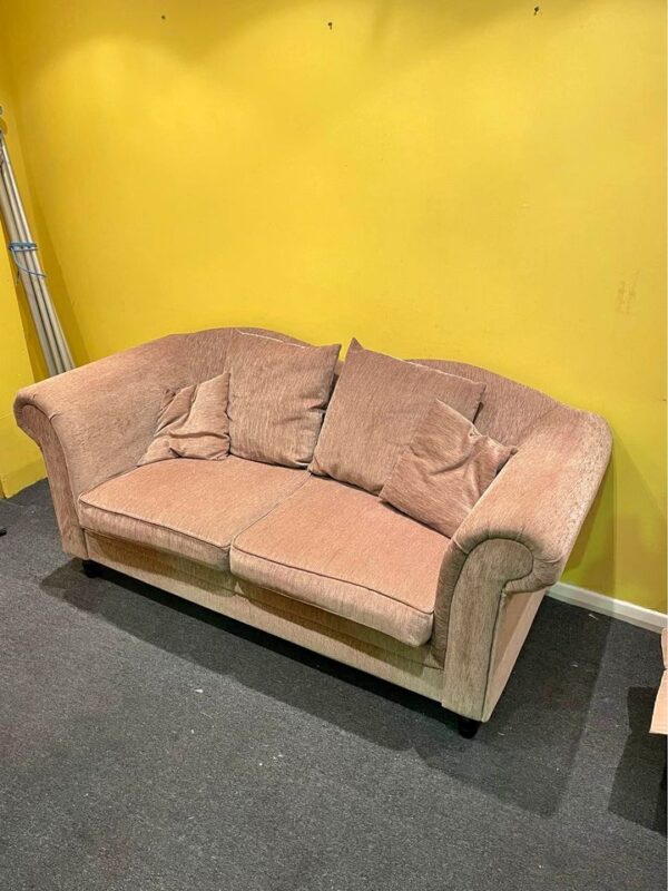 New light brown 2 seater sofa - Image 4