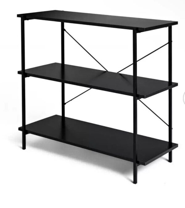 Habitat Huckley 3 Tier Steel Shelving Unit- Black